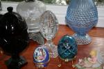 Glass egg collection