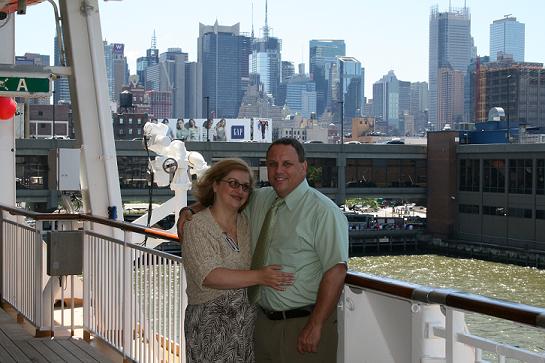 Dianne and Brian before the wedding