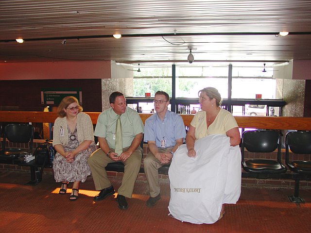 Talking with the bride