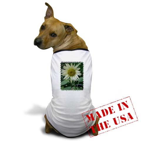 Doggie (or kitty) tee with my sunflower photo on it!