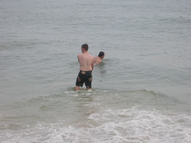 The guys in a splash