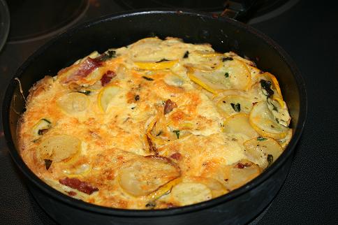 Squash frittata