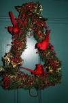 Cardinal tree wreath
