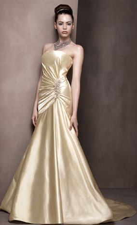 Gold gown