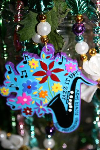 Beads from the flower show